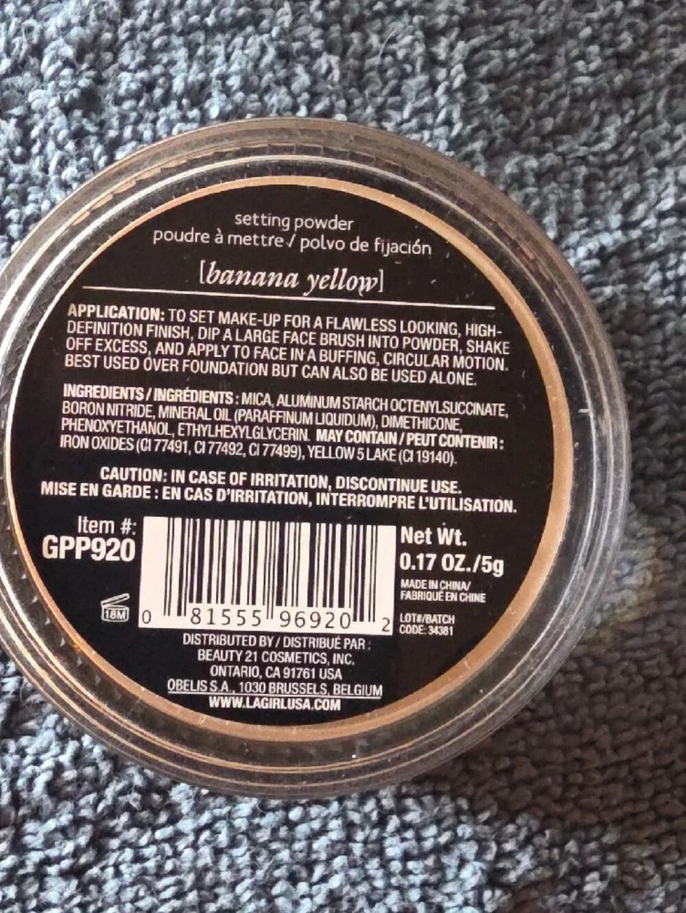 3 FOR $9 SEE DETAILS HD Setting Powder BANANA YELLOW SHADE
